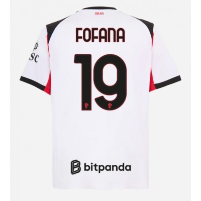 AC Milan Youssouf Fofana #19 Gostujuci Dres 2025-26 Kratak Rukav AC Milan Youssouf Fofana #19 Gostujuci Dres 2025-26 Kratak Rukav